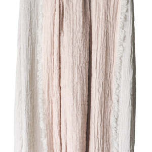 Throws Blankets: Leggera Pink Clay Blanket 280 x 240cm