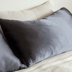 Pillowcases Eurocases: Silk Pillowcase Slate