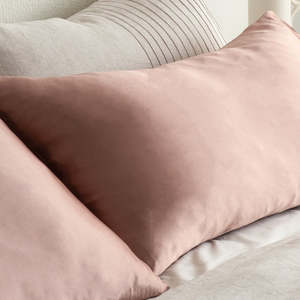 Pillowcases Eurocases: Silk Pillowcase Antique Rose