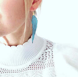 Leather Collection: Leather Feathers- You choose the colour