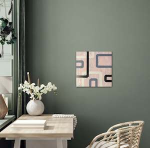 Art Works On Canvas: SOLD original ArtWork- Directions- Structured Abstract