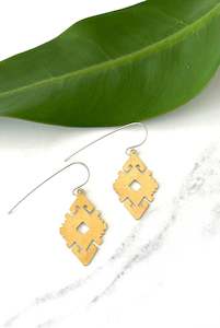 Sale: Tribal Diamond Dangles