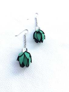 Wild Flower Collections: Wild Flower Buds on your choice of fittings - Emerald