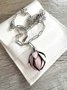 Wild Flower Collections: Wild Flower Necklace-Paperclip Chain