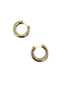 18k Gold Hoops
