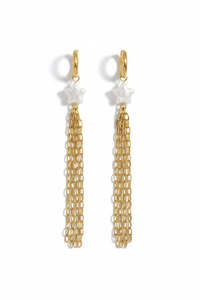 The Odi Edit: Shooting Star Earrings-Gold or Silver