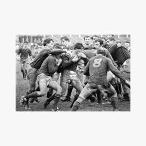 Photograph: 1981 Rugby Match Photo Print
