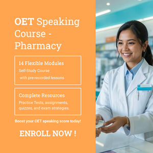 OET Speaking Skills for Pharmacy-Self-Study