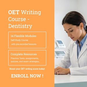 OET Writing Mastery for Medicine- Self-Study