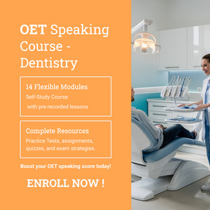 OET Speaking Skills for Dentistry-Self-Study