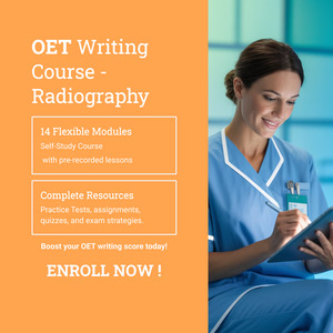 OET Writing Mastery for Radiography-Self-Study