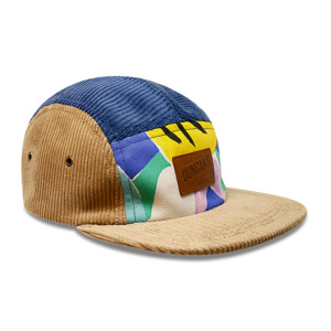 Upcycle Tan/Blue - 5 panel