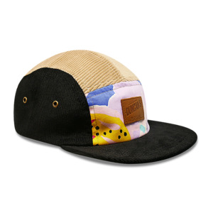 Upcycle black/Tan - 5 panel