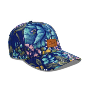 Turquoise Garden  - 6 panel dad hat