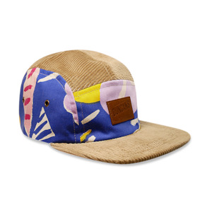 Upcycle floral-tan - 5 panel