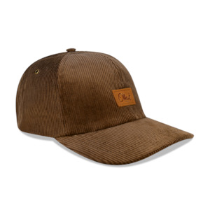 Brown Cord - 6 panel dad hat