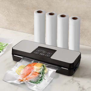 Devanti Food Vacuum Sealer Machine 30cm | 5 Modes with 4 free bag rolls (28cm)