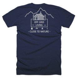 Apparel: Off Grid Living T-Shirt Large Logo