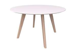 Oslo Meeting Table - 1200R - 4 Leg - White Top
