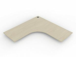 1800 x 1800 Office Workstation 1-piece Worktop
