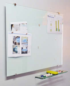 Prowite White Magnetic Glassboard 1000 x 1800