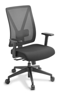 Eden Jet Mesh Chair with Arms