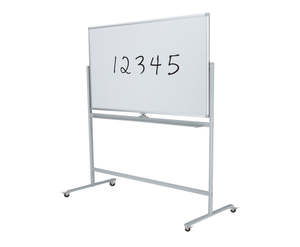 Mobile Pivoting Whiteboards - Clarity Porcelain - 900x1200