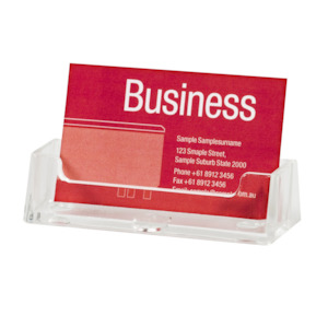 Brochure Holders 1: Business Card Holder