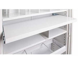 Tambour Cabinets: Mobel Roll-Out Shelf for Milano Tambour