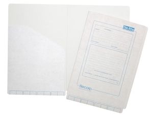 Filing Organising: Filecorp Standard Left Pocket File - White Board