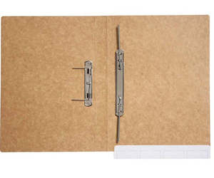 Filing Organising: Codafile Standard Open File fitted with Metal Spring Spiral Clip