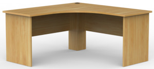 Ergoplan Corner Workstation in Tawa - 1500mm