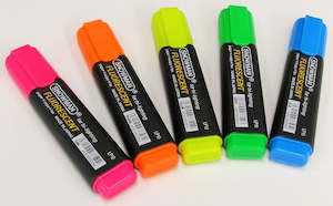 Board Accessories: Snowman Chisel Tip Highlighter Markers - Box of 12