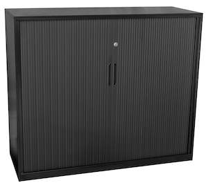 Cabinets: Proceed 3 Level Tambour Door Cabinet - 900mm wide
