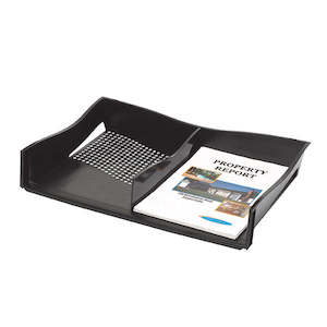 Document Holders Desktop Organisers: Marbig Enviro A3 Document Filing Tray - with Centre Divider