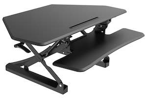 Arise Corner Deskalator Sit/Stand Monitor Riser