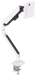Monitor Stands Risers: Agile Single Monitor Arm - in White