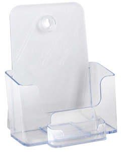 Brochure Holders: A5 Single Pocket Brochure Holder with Business Card Holder