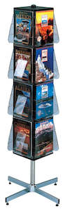 Stand Tall Revolving A4 Brochure Holder - 16x Pockets