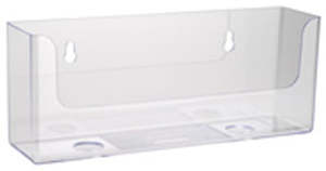 Brochure Holders: DLE Single Pocket Landscape Free Standing/Wall Mounted Brochure Holder