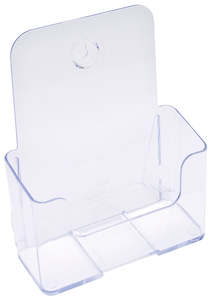 Brochure Holders: A5 Single Pocket Free Standing/Wall Mounting Brochure Holder