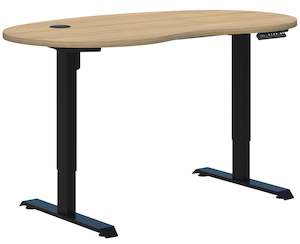 Duo ll Electric Height Adjustable Desk - Bean Shape