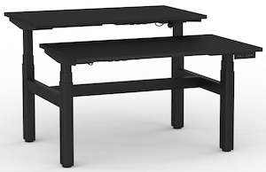 Agile Sit/Stand Electric 3 Column Double-sided Height Adjustable Desk - 1200mm