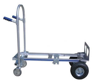 Large Combined Hand & Deck Trolley with Pneumatic Wheels