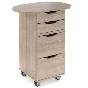 Lecterns Teaching Stations: Mobile Teaching Station with Drawers
