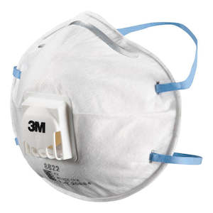 Masks Respirators: 3M Respirator Valved Particulate 8822 P2 - Pack of 10