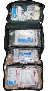 Eyewash First Aid: First Aid Kit - for 1-5 Persons - in Soft Bag