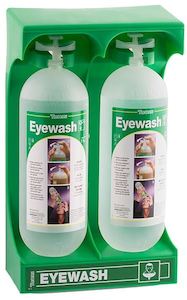 Eyewash First Aid: Tobin Eyewash in Mobile Stand with 2 Bottles