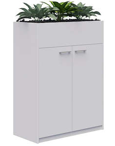 Rapid Storage Cupboard Planter - with Artificial Plants - Locking - 4 Sizes