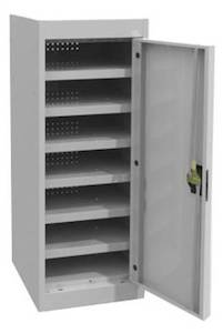 Storage Solutions 1: Laptop Storage Cabinet with Single Door - 7 Compartments